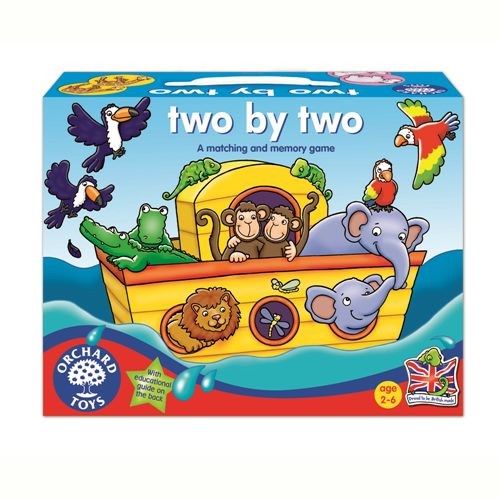 英國Orchard Toys 幼兒桌遊 動物配對諾亞方舟遊戲 two by two