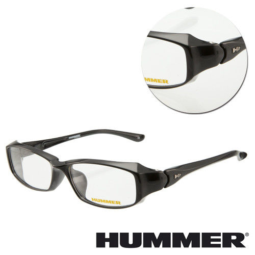 【HUMMER】方形亮面黑面光學眼鏡(H3-1001-C1)