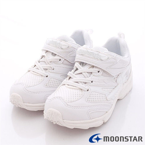日本月星頂級競速童鞋-全新純白私校款6441白-(19cm-24cm)-行動