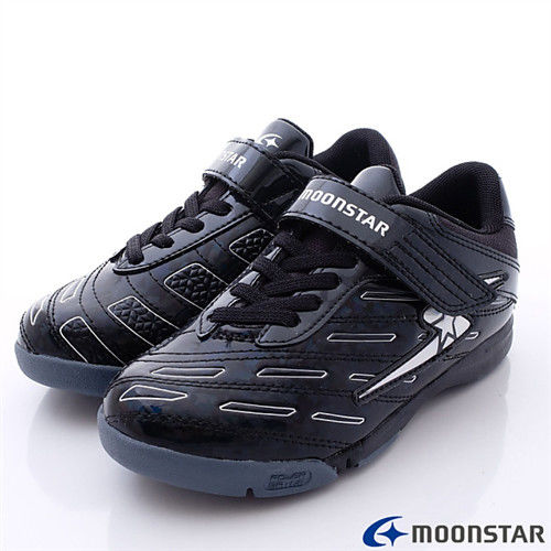 日本月星競速童鞋-創新改版足球款SSJ6706藍-(20cm-24cm)