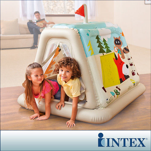 【INTEX】幼童款-室內帳篷/充氣式遊戲帳篷 (48634)-行動