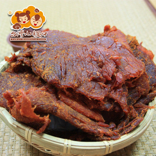 【台灣小糧口】原味豬肉乾150gx6包