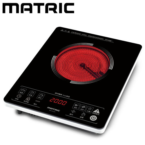 松木MATRIC-薄型智慧觸控電陶爐(不挑鍋具)MG-HH1201
