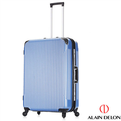 ALAIN DELON ~亞蘭德倫 20吋流線魅力淺框登機箱(淺藍)