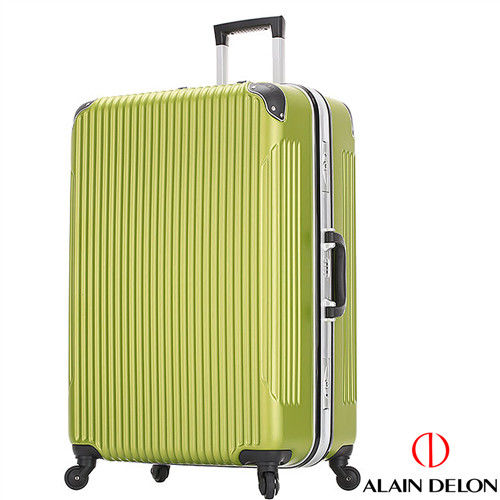 ALAIN DELON ~亞蘭德倫 28吋流線魅力淺框旅行箱(綠)