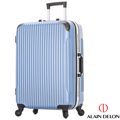 ALAIN DELON ~亞蘭德倫 28吋流線魅力淺框旅行箱(淺藍)