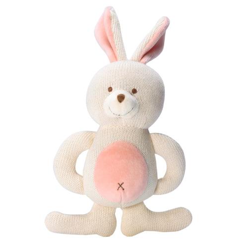 美國miYim有機棉 固齒娃娃禮盒(兔兔)