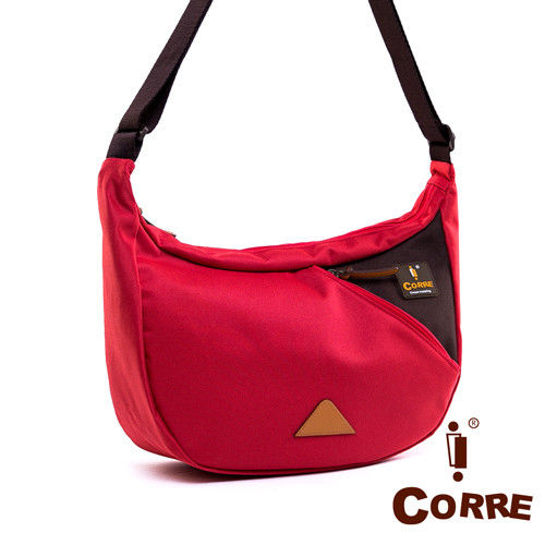 CORRE - 自我風格半月式MIT尼龍側背包-共2色