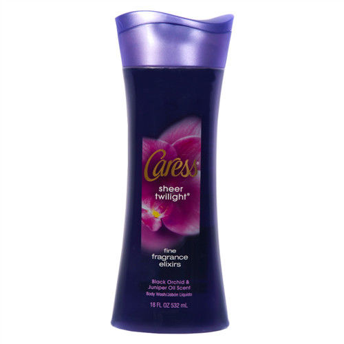 美國 Caress 卡瑞絲 保濕沐浴乳 黑蘭花香x1+白桃香味x1