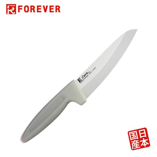 【FOREVER】日本製造鋒愛華彩柄E系列陶瓷刀16CM(銀灰)