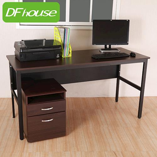 《DFhouse》巴菲特附活動櫃150公分多功能工作桌-4色