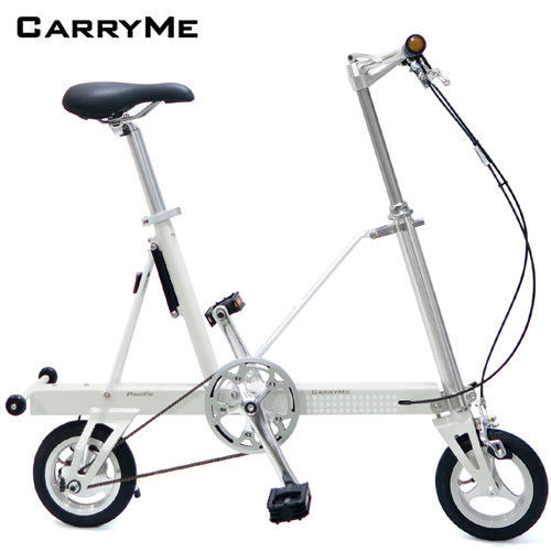 CarryMe STD 8吋單速折疊小輪車-米白色(平光香草白)