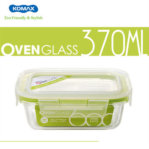 【韓國KOMAX】Oven Glass 耐熱玻璃保鮮盒370ml-58615
