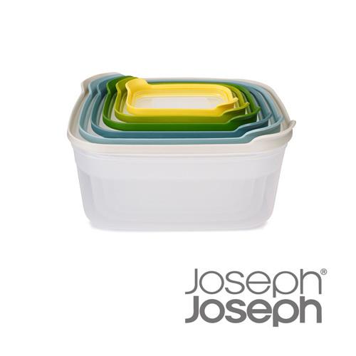 《Joseph Joseph英國創意餐廚》新自然色繽紛收納盒六件組-81035