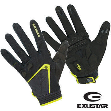 EXUSTAR 自行車全指手套(綠)XL