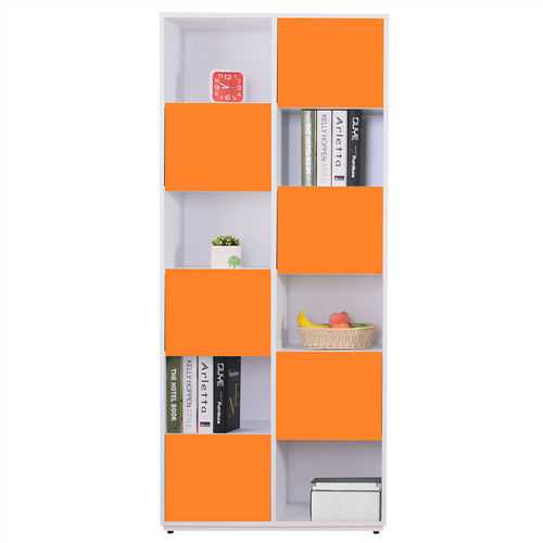 【AT HOME】蒂芬妮2.7尺彩色六單門書櫃-右(5色可選)