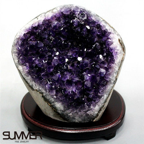 【SUMMER寶石】5A級烏拉圭紫晶鎮《2.9kg》(頂級深紫色-8A-86)