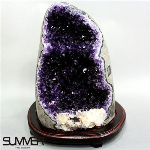 【SUMMER寶石】5A級烏拉圭紫晶鎮《6.1kg》(頂級深紫色-8A-91)