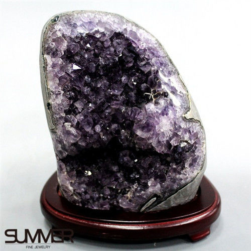 【SUMMER寶石】5A級烏拉圭紫晶鎮《2.8kg》(頂級深紫色-8A-95)
