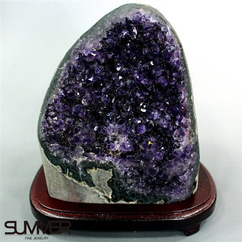 【SUMMER寶石】5A級烏拉圭紫晶鎮《2.6kg》(頂級深紫色-8A-70)