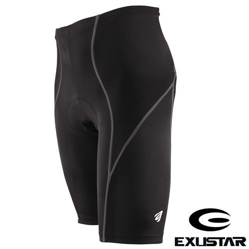EXUSTAR 3D立體專業短車褲(灰) XL