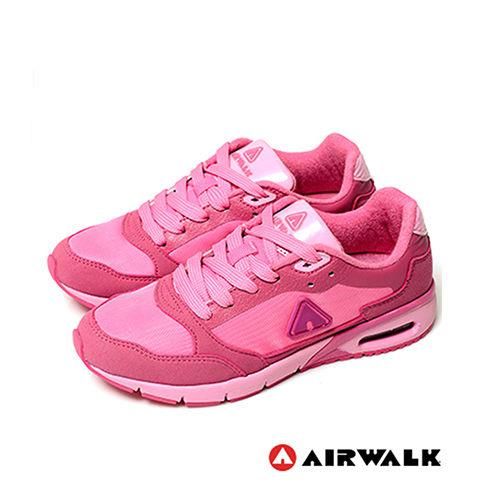  【美國 AIRWALK】超彈氣墊雙料輕量慢跑運動鞋 - 女(共四色)