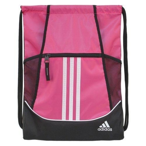 【Adidas】2016時尚聯盟粉色抽繩後背包(預購)