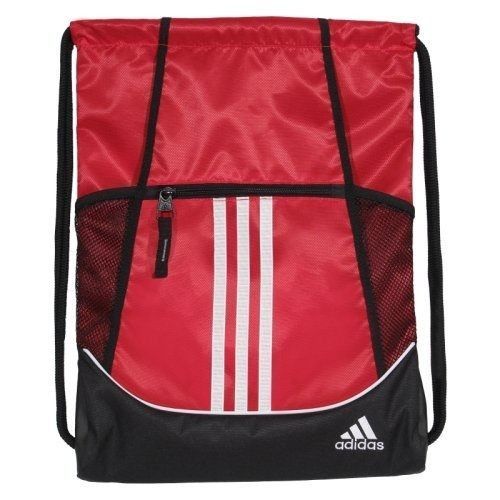 【Adidas】2016時尚聯盟紅色抽繩後背包(預購)
