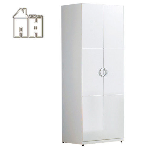 【AT HOME】凱倫2.3尺白色雙吊衣櫃
