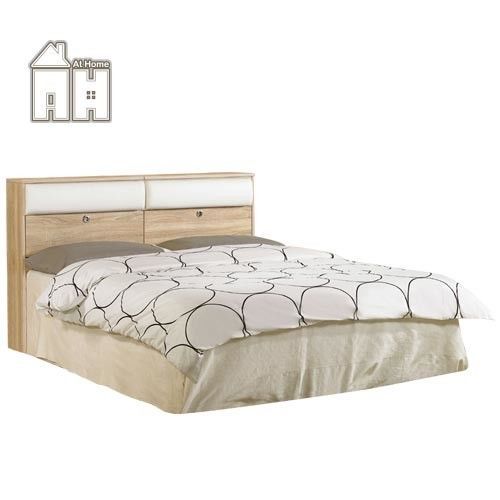 【AT HOME】凱文5尺橡木紋雙人床(不含床墊)