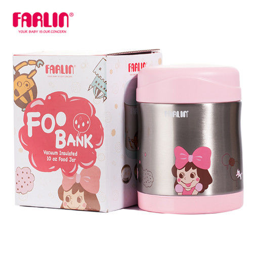 【Farlin】不鏽鋼保溫罐300ml - 粉紅