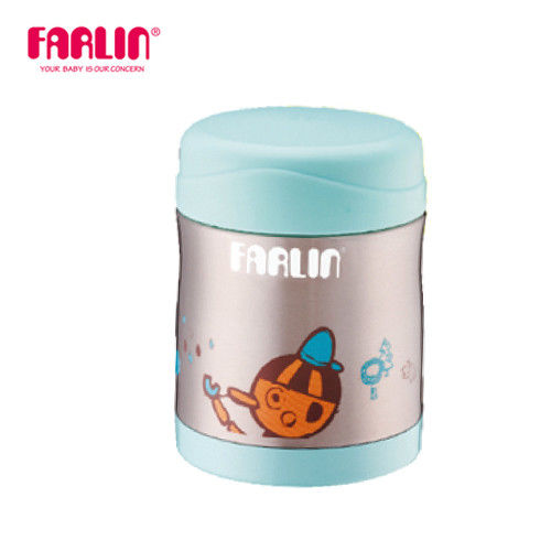 【Farlin】不鏽鋼保溫罐300ml - 藍色