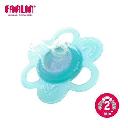 【Farlin】可換水小花咬牙固齒器(二階) - 藍色