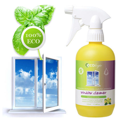 澳洲原裝 Ecologic天然檸檬萊姆窗戶玻璃清潔劑 520ml (有機配方)