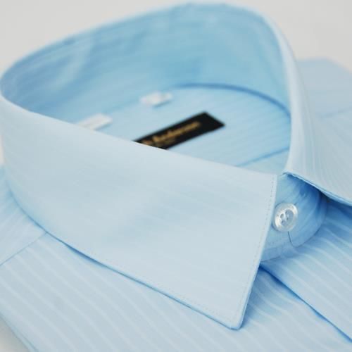 任-【金安德森】淺藍色易整燙窄版長袖襯衫