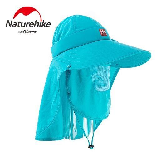【Naturehike】氣質款速乾透氣遮陽帽/大沿帽/防曬帽(淺藍)