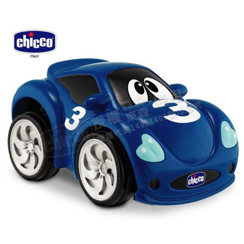 chicco-壓壓樂藍色跑車