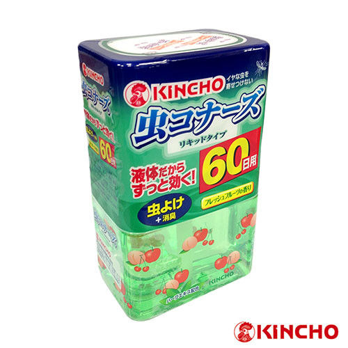 【日本金鳥】液體防蟲60日新鮮水果香(300ml)