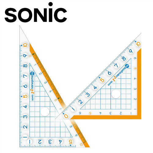Sonic 10CM 超強止滑大數字三角板10組(SK-7881)