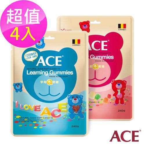 ACE 水果Q軟糖+字母Q軟糖 任選4入(240g/入)