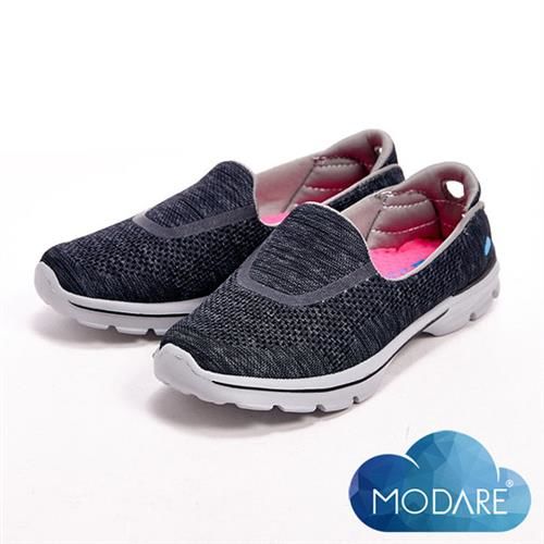 【W&M】MODARE 超彈力透氣舒適瑜珈鞋墊女鞋-黑(另有灰/粉)