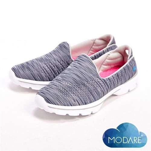 【W&M】MODARE 超彈力透氣舒適瑜珈鞋墊女鞋-灰(另有黑/粉)