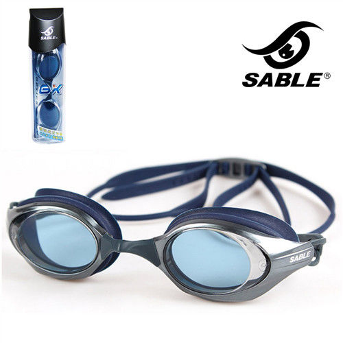 【黑貂SABLE】極限運動型 平光泳鏡(灰色)