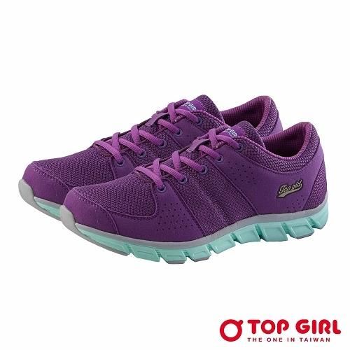  【TOP GIRL】運動甜心輕量慢跑鞋－紫／1332255190