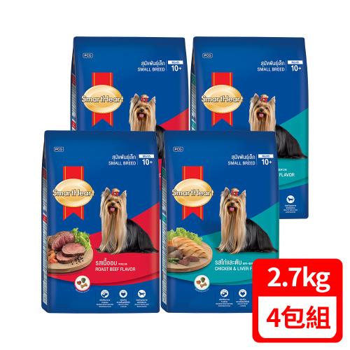 SmartHeart 慧心犬糧 -牛肉(小型犬)2.7kg x2/雞肉+雞肝(小型犬)2.7kg x2 (共4包)