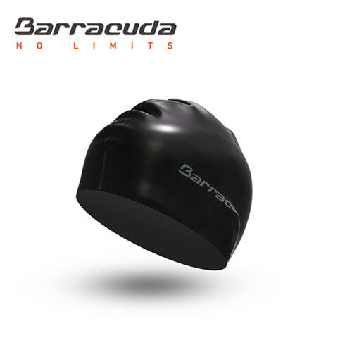 美國巴洛酷達Barracuda成人矽膠泳帽-黑
