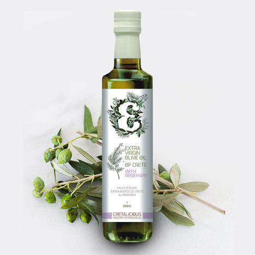 美味克里特第一道冷壓特級初榨橄欖油 迷迭香250ML