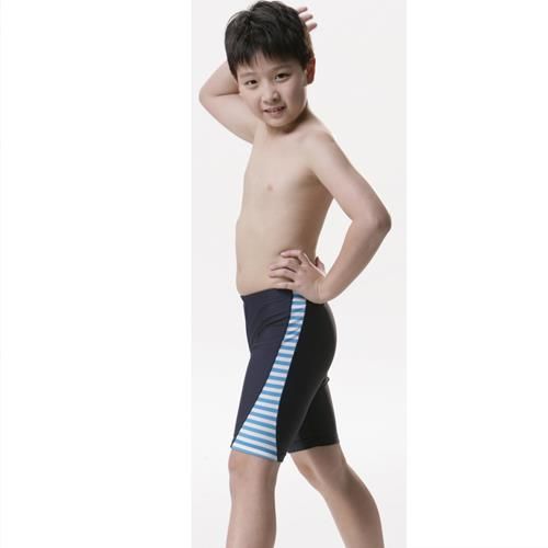  【SARBIS】MIT彈性兒童七分泳褲附泳帽B65207