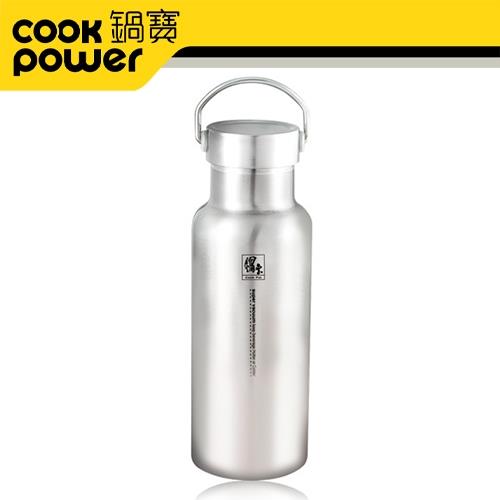 【CookPower 鍋寶】#304不鏽鋼超真空運動保溫瓶560CC