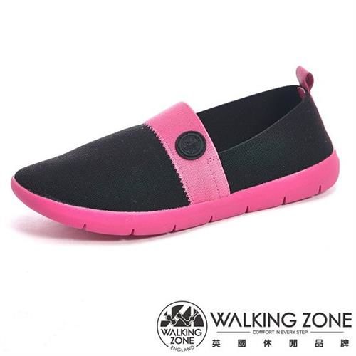 【WALKING ZONE】COLOR RUN-3D超彈力休閒女鞋-黑(另有灰/紅/藍)